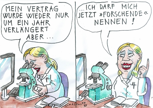 Cartoon: Forschende (medium) by Jan Tomaschoff tagged wissenschaft,jos,geld,wissenschaft,jos,geld