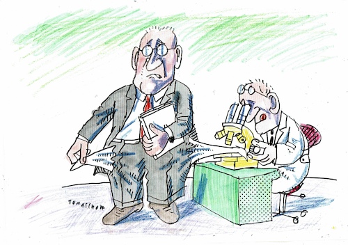 Cartoon: Forschung (medium) by Jan Tomaschoff tagged politiker,geld,haushalt,staatsschulden,politiker,geld,haushalt,staatsschulden