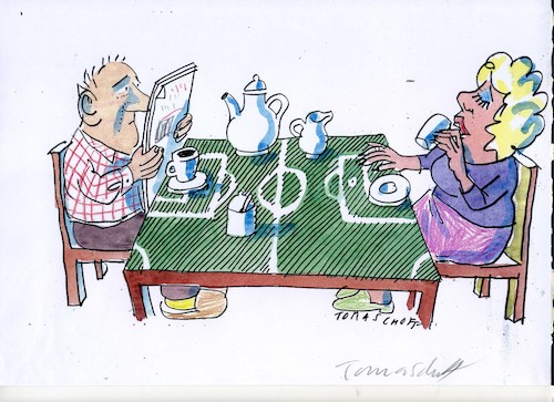 Cartoon: Fussball4 (medium) by Jan Tomaschoff tagged fussball,fussball