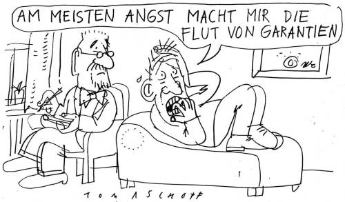 Cartoon: Garantien (medium) by Jan Tomaschoff tagged garantien,bürgschaft,milliardenpaket,rettungspaket