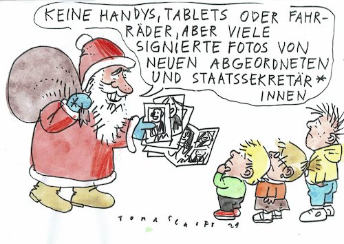 Cartoon: Geschenke (medium) by Jan Tomaschoff tagged lieferketten,chips,politiker,abgeordnete,lieferketten,chips,politiker,abgeordnete