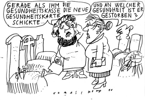 Cartoon: Gesundheitskarte (medium) by Jan Tomaschoff tagged gesundheit,gesundheitskarte,chip,krankenkasse,krankeit,gesundheit,gesundheitskarte,chip,krankenkasse,krankheit