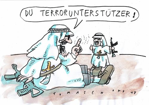 Cartoon: Gewqalt (medium) by Jan Tomaschoff tagged terrorismus,nahost,terrorismus,nahost