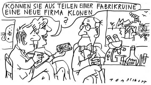 Cartoon: Globalisierung (medium) by Jan Tomaschoff tagged schnäppchen,geiz,globalisierung,