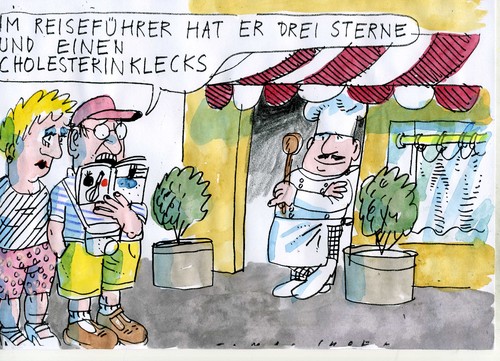 Cartoon: Gourmets (medium) by Jan Tomaschoff tagged cuisine,haute,feinschmecker,feinschmecker,haute,cuisine