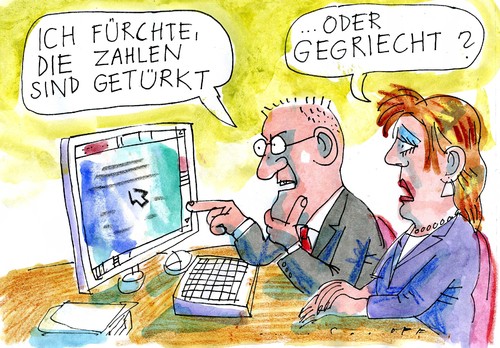 Cartoon: Griechenland (medium) by Jan Tomaschoff tagged eurokrise,eurozone,griechenland,eurokrise,griechenland,eurozone