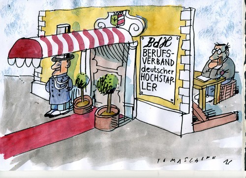 Cartoon: Hochstapler (medium) by Jan Tomaschoff tagged angeber,hochstapler,lügen,angeber,hochstapler,lügen