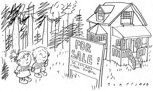 Cartoon: Immobilien (medium) by Jan Tomaschoff tagged immobilien,