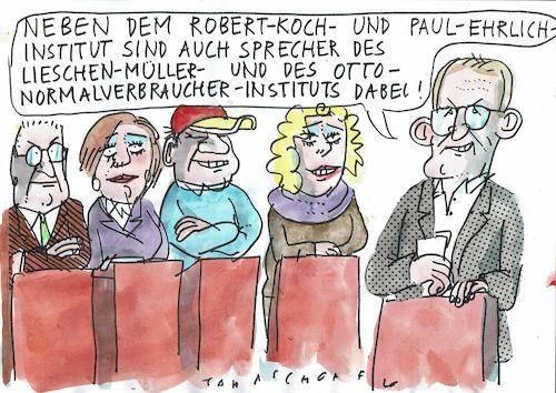 Cartoon: Institute (medium) by Jan Tomaschoff tagged corona,wissenschaft,kommunikation,corona,wissenschaft,kommunikation