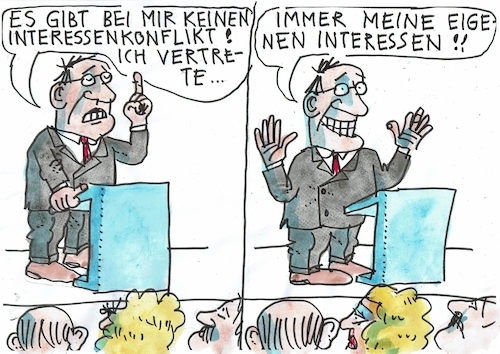 Cartoon: Interessen (medium) by Jan Tomaschoff tagged politiker,egoismus,interessenkonflikt,politiker,egoismus,interessenkonflikt
