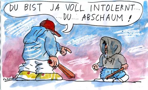 Cartoon: Jugendgewalt (medium) by Jan Tomaschoff tagged jugendgewalt