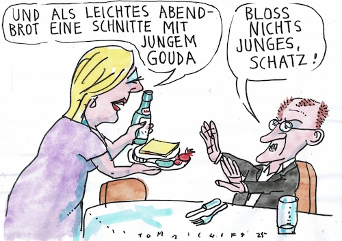 Cartoon: jung (medium) by Jan Tomaschoff tagged merz,demografie,junge,gruppe,rente,merz,demografie,junge,gruppe,rente