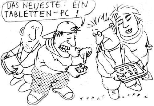 Cartoon: Kleiner gehts nicht! (medium) by Jan Tomaschoff tagged pcs,computer