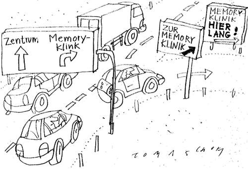 Cartoon: Klinik (medium) by Jan Tomaschoff tagged senioren