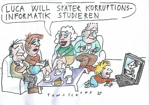 Cartoon: Korruption (medium) by Jan Tomaschoff tagged korruption,internert,korruption,internert