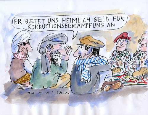 Cartoon: Korruption (medium) by Jan Tomaschoff tagged korruption