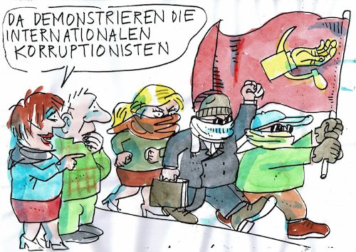 Cartoon: Korruptionisten (medium) by Jan Tomaschoff tagged betrug,korruption,wirtschaftskriminalität,betrug,korruption,wirtschaftskriminalität
