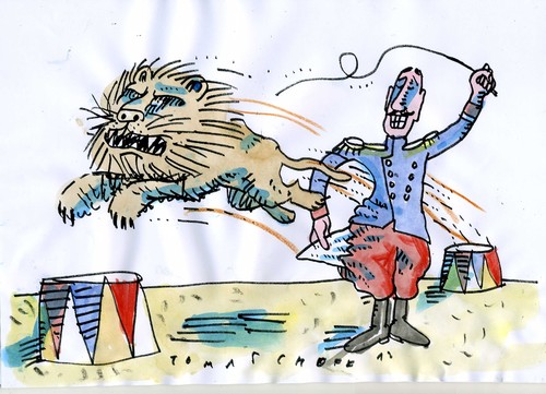 Cartoon: Krise (medium) by Jan Tomaschoff tagged schulden,krise,krise,schulden