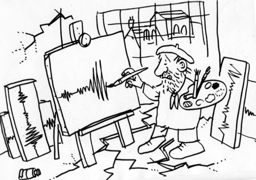 Cartoon: maler (medium) by Jan Tomaschoff tagged maler,kunst,maler,kunst