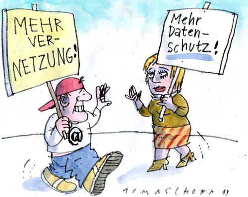 Cartoon: Netz (medium) by Jan Tomaschoff tagged vernetzung,internet,datenschutz,vernetzung,internet,datenschutz