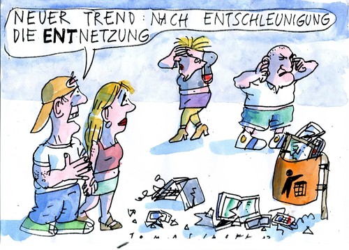 Cartoon: no (medium) by Jan Tomaschoff tagged net,net