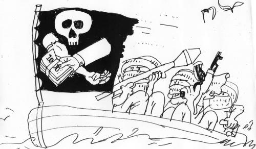 Cartoon: Piraten (medium) by Jan Tomaschoff tagged piraten,pirates,somalia