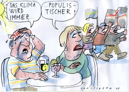 Cartoon: Populismus (medium) by Jan Tomaschoff tagged populismus,gesellschaft,populismus,gesellschaft