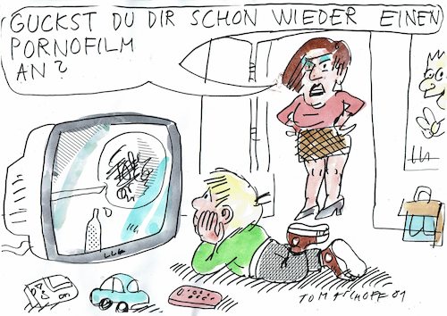 Cartoon: Porno (medium) by Jan Tomaschoff tagged befruchtung,kind,schwangerschaft,befruchtung,kind,schwangerschaft,sex