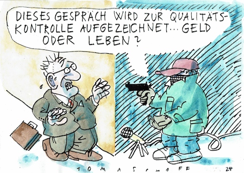 Cartoon: Qualität (medium) by Jan Tomaschoff tagged gespräch,phrasen,gewalt,gespräch,phrasen,gewalt