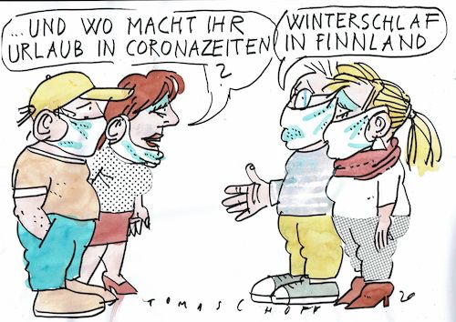Cartoon: Reisen (medium) by Jan Tomaschoff tagged corona,reisen,urlaub,corona,reisen,urlaub