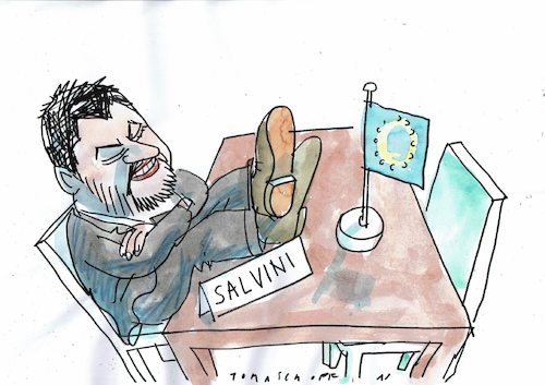 Cartoon: Salvini (medium) by Jan Tomaschoff tagged italien,europa,populismus,italien,europa,populismus