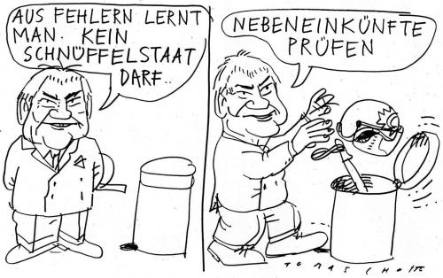 Cartoon: Schily (medium) by Jan Tomaschoff tagged schily,nebeneinkünfte