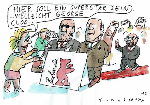 Cartoon: Schulz Superstar (medium) by Jan Tomaschoff tagged schulz,spd,wahlen,schulz,spd,wahlen