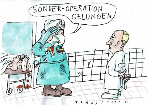 Cartoon: Sonderoperation (medium) by Jan Tomaschoff tagged putin,reussland,ukraine,krieg,putin,reussland,ukraine,krieg