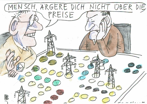 Cartoon: Strompreis (medium) by Jan Tomaschoff tagged strom,energie,preise