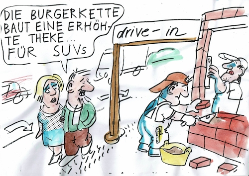 Cartoon: SUV2 (medium) by Jan Tomaschoff tagged suv,auto,markt,suv,auto,markt