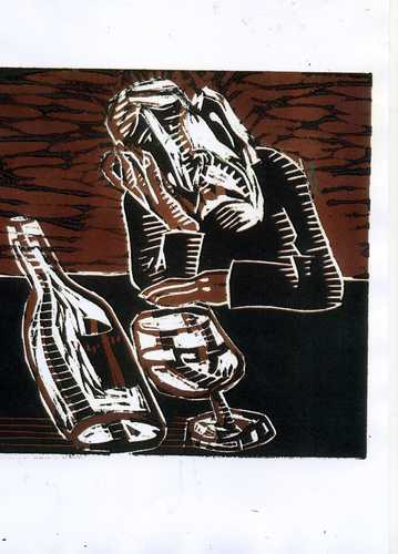 Cartoon: Trinker 1 (medium) by Jan Tomaschoff tagged sucht,depression,sucht,depression