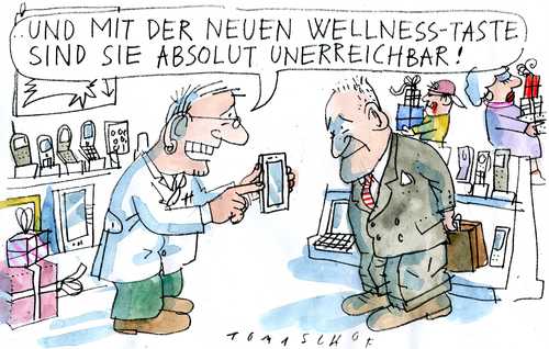 Cartoon: Unerreichbar (medium) by Jan Tomaschoff tagged internet,erreichbarkeit,internet,erreichbarkeit