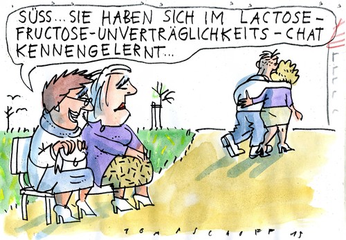 Cartoon: Unverträglichkeiten (medium) by Jan Tomaschoff tagged lactos,fructose,gluten,ernährung,lactos,fructose,gluten,ernährung