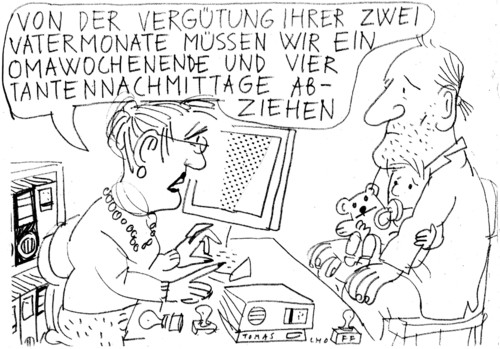 Cartoon: Vatermonate (medium) by Jan Tomaschoff tagged vatermonate