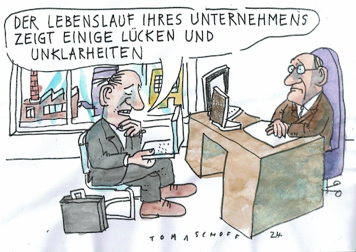 Cartoon: Vita (medium) by Jan Tomaschoff tagged job,bewerbung,fachkräftemangel,job,bewerbung,fachkräftemangel