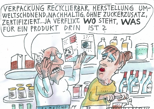 Cartoon: Ware (medium) by Jan Tomaschoff tagged gesundheit,umwelt,recycling,gesundheit,umwelt,recycling