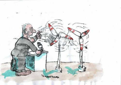 Cartoon: Wind (medium) by Jan Tomaschoff tagged energie,wind,politiker,vesprechen,energie,wind,politiker,vesprechen