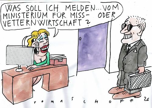 Cartoon: Wirtschaft (medium) by Jan Tomaschoff tagged wirtschaftskriminalität,korruption,egoismus,wirtschaftskriminalität,korruption,egoismus