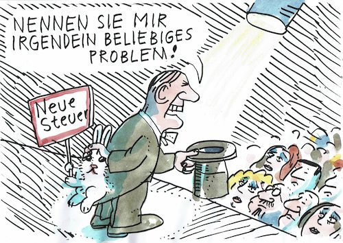 Cartoon: Zauber (medium) by Jan Tomaschoff tagged finanzen,steuern,finanzen,steuern