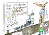 Cartoon: Abstand (small) by Jan Tomaschoff tagged wohnungsnot,miniappartements,hygiene,abstand
