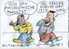 Cartoon: Alltagssprache (small) by Jan Tomaschoff tagged migranten,deutsche,sprache