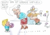 Cartoon: Arztbesuch (small) by Jan Tomaschoff tagged gesundheit,arzt,patient,internet,digitalisierung