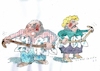 Cartoon: Askese (small) by Jan Tomaschoff tagged reuchtzum,überfluss,bescheidenheit,askese,krise