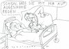 Cartoon: Augenhöhe (small) by Jan Tomaschoff tagged kranenhaus,arzt,patient,kommunikation